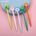 01 pc Creative Cute Cartoon Pen Little Monster Animal Shape Gel Pen 0.5mm Black Refill Ink School Office Writing Stationery. 