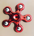 5 Side Star Shape Metal Hand Fidget Spinner. 
