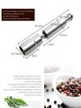 Salt Pepper Mills Grinder Manual Push Silver Corn Mustard Thumb Push Seed Grinder Spice Sauce MullerSalt Pepper Mills Grinder Manual Push Silver Corn Mustard Thumb Push Seed Grinder Spice Sauce MullerSalt Pepper Mills Grinder Manual Push Silver Corn Must. 