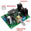 LM317 Adjustable Voltage Regulator Step-down  Module w/ LED Meter  -. 