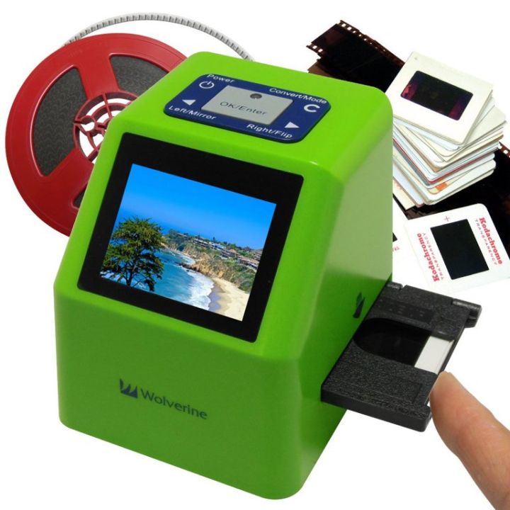 Wolverine F2D Super Plus 20MP 4-In-1 Film to Digital - Convert 35mm, 126, 110 and Super 8 Into Digital In Seconds ORIGINAL UK ZONE STOCK