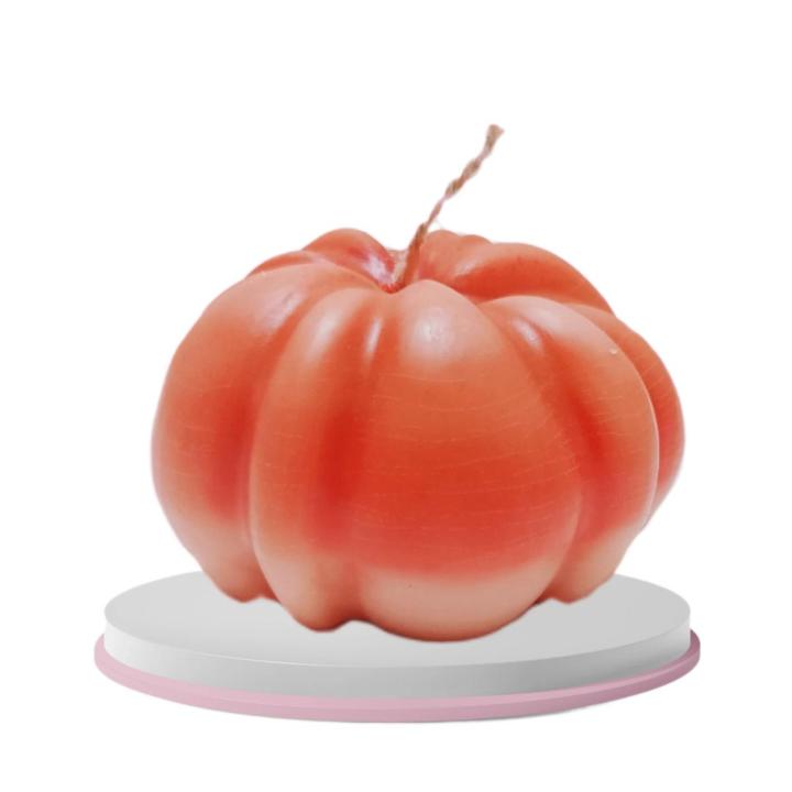 SCENTED PUMPKIN SHAPED CANDLE (01 PC)
