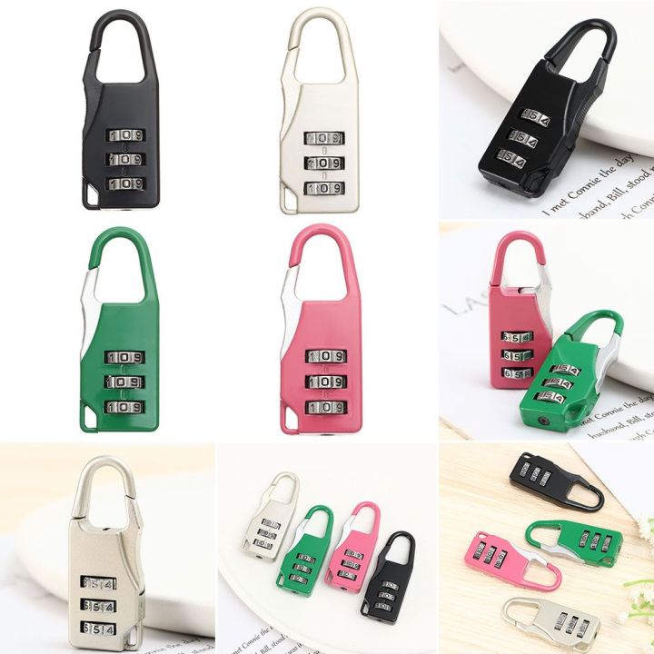 Secret Safe Lock of Gym Backpack Bags Padlock Zipper Padlock Password ...