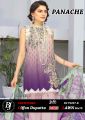BJ Lawn Embroidery Shirt With Chiffon Dupatta & Dyed Trouser. 