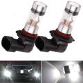 2x 9005 HB3 6000K 100W 2323 LED Projector Fog Driving Light Bulbs White. 