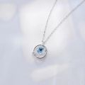 【Hot demand】Enacolor Crystal Star Planet Meteor Shower Key Necklace Pendant Women Girl Valentine's Day Gift. 