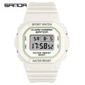 SANDA Watch 293 Digital Watch Men Women 50M Waterproof Sports Watches Male Ladies Clock Electronic Square Watch Lover's Wrist. 