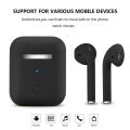 New inPods 12 True Wireless earbuds Stereo BT V5.0 Dual Air Buds PRo- Bluetooth Earphones ear buds with Power Bank For Android ios - Black. 