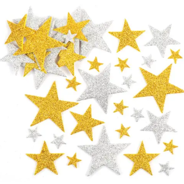 Silver%20&%20Golden%20Self%20Adhesive%20Star%20Shape%20Foam%20Glitter%20Stickers%20(Pack%20of%2050)%20-%20Fomic%20Glitter%20Sheet%20Stars%20Stickers%20%7C%20Glitter%20Stars%20for%20Decoration%20-%20Image%202