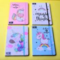 Unicorn Diary / Notebook For Kids (Girls) (Medium - A5 - 21 x 14.5 x 1.3 cm) (Small - A6 - 14 x 8.9 x 1.3 cm) (80 pages) - Diary / Diaries for Girls / Kids. 