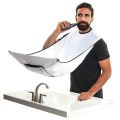 1pc Men Beards Shaving Aprons Creative Wall Mirror Suction Haircut Wrap Cape Home Salon Moustache Beard Shaving Apron. 