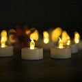 Pack of 12 Mini LED Tea Light Candle Battery Operated LED Flame less Candles. 