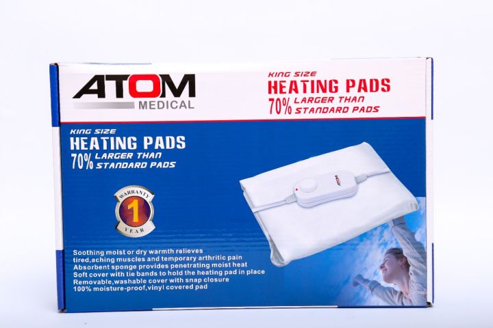 Ucheck Atom King Size Heating Pads – Comfort Heat Pad with Cosy Fleece Finish