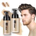 Balm, Long-Lasting Makeup Powder, BB Cream, Men's Full Coverage Facial Concealer, Waterproof Men's BB Liquid Foundation, Makeup. 