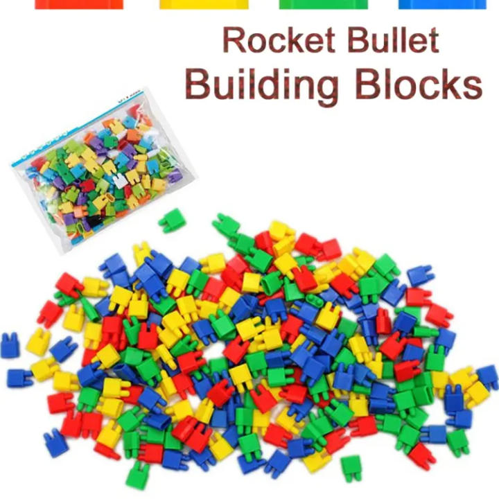 Educational Building Rocket Blocks Toy Set For Kids Boys and Girls - Early Learning Creative Brain Bricks Classic Style Block Toys Sets and Fun For Children