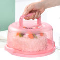 Ergonomic Cake Box Portable 10 Cake Carrier with Lid Handles Cake Storage Container Stand for 7 Cupcakes Transparent Design Easy to Carry Store Ideal for Transparent Cake Box. 