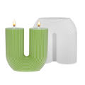 Geometric Silicone Mold 3D Geometric Rainbow Silicone Candle Mold Unique Arch Molds, Creative Diy Handmade Epoxy Resin Molds, Candle Molds For Candle Making Molds For Candles. 