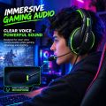 OVAN-X39 RGB Gaming Headset with Mic | 3.5mm Wired Gaming Headphones | Stereo Bass | Noise Reduction | Soft Memory Foam | PC Laptop PS4 PS5 Xbox Mobile. 