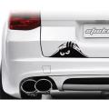 1 X Peeking Monster Scary Eyes Car Sticker (12 x 7 Inches). 