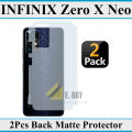 Infinix Zero X Neo Back Matte Protection Soft Skin Sheet Soft Film Protection For Infinix Zero X Neo - 2Pcs. 