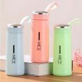 Water Bottles, Water bottle for Girls, Insulated Glass/Plastic Double Walled Keeps Water Cold and Hot for Hours, Easy to Carry for Walking, Hiking, School, etc, 410ml.. 