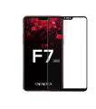 Oppo F7 Full Black 9D|5D|6D|10D|11D|21D Tempered Glass Screen Protector Full Glue Edge To Edge For Oppo F7. 