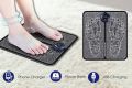 EMS Foot Massager Mat Portable Folding Feet Massage Pad Machine Foot Massager Mat Pad Portable Electric Massage Pad Relax Feet and Legs for Home and Office Use. 