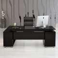 L-Shaped Computer Desk,Boss Office table CEO Table Home Office  Desk with Drawer, Sturdy Writing Table, Space-Saving, Easy to Assemble Customized. 