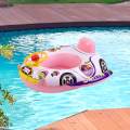 Float Infant Seat Boat Baby with Steering Wheel Swimming Rings. 