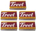 (30 Blades) Treet Carbon Steel "Black Beauty" Double Edge Razor Blades | Razor Blades For Men & Women, Girls | Beauty Tool Hair Removal Accessories | (01 Tuck = 10 Blades). 