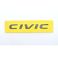 Matte Black Civic Rear Trunk Letters Badge Emblem For Civic. 