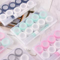 Bag Soak Lovely Storage Case Container Clear Small Portable Contact Lens Box. 