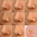 Nose Cuffs Eye-catching Easy to Wear Women Nose Rings Hoop. 