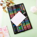 Colored Pencil Set - Artist kit Painting - Crayons colored Set - Marker Colors - Tools set - Kindergarten Drawing supplies. 