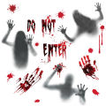 Window Cling Scary Ghost Shadow Blood Handprint Halloween Decor Window Cling. 