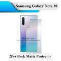 2Pcs Samsung Galaxy Note 10 Back Matte Protector Soft Skin Sheet Soft Film Protection For Galaxy Note 10. 