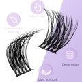 1set Eyelashes Extension Segmented Lashes Grafting Kit Single Clusters DIY Eye Makeup False Eyelashes Make Up faux cils. 