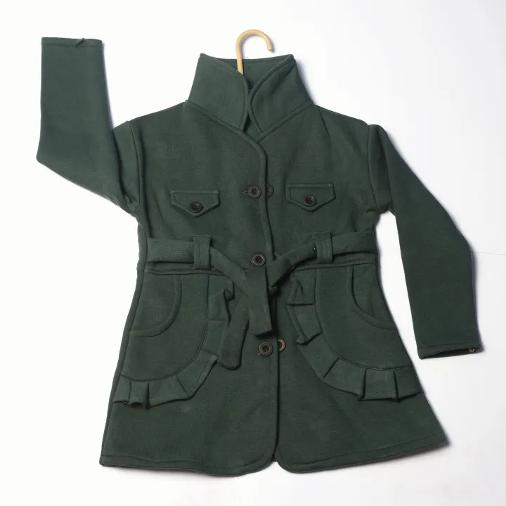 Winter%20Style%20Fleece%20Coat%20Collar%20Style%20Pockets%20and%20Fitting%20Belt%20High%20Quality%20Fabrics%20for%20Baby%20Girls%20-%20Image%202