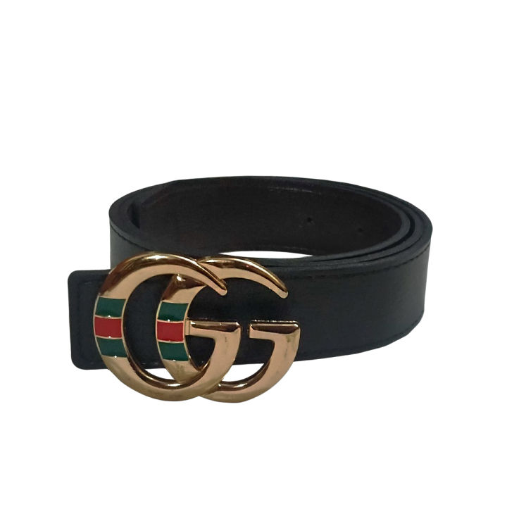 Ladies Double GG Belt with Golden Buckle – cm Width, Adjustable