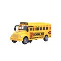 School Bus Van Toy For Kids Yellow School Pickup Van With Music & Flashlights 360 Degree Rotation Bump & Go Force Baby Toddler Handy Interactive Toy. 