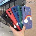 chenyyka For OPPO Find X2 Lite Reno 3 Pro 5G Find X2 Neo Case Lovely Rainbow Pattern Square Creative Soft Silicone Edge Pattern Phone Case Full Cover Lens Camera Protection Cases Shockproof Phone Cover. 