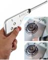 Pack Of 2 - Gas Stove Lighter Silver-  Stainless Steel Electronic Spark Gas Stove Ignition Lighter. 