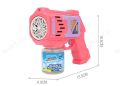 Automatic 10 Holes Flashing Bubble Gun Electric Bubble Gun toy Bottle Fix With LED Lights Battery Operated Rocket Bubble Gun Kids Toy For Summer Pool Party Birthday Party 10 Holes Bubble Gun Perfect Gift For Summer Holidays. 