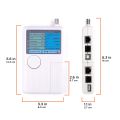 Universal Network Cable Tester - BNC, RJ45, RJ11, USB 4 in 1 Cable Multitester. 
