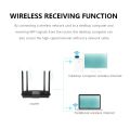 Original ALFA Wifi USB 300Mbps Adapter - Internet Signal Dongle Receiver from Router to Computer PC Laptop - ALFA Wifi USB 300Mbps Adapter 3001N Wireless Network LAN Card Catcher (With Driver CD). 