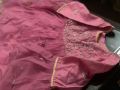 heavy lehenga with short frock and heavy dupatta. 