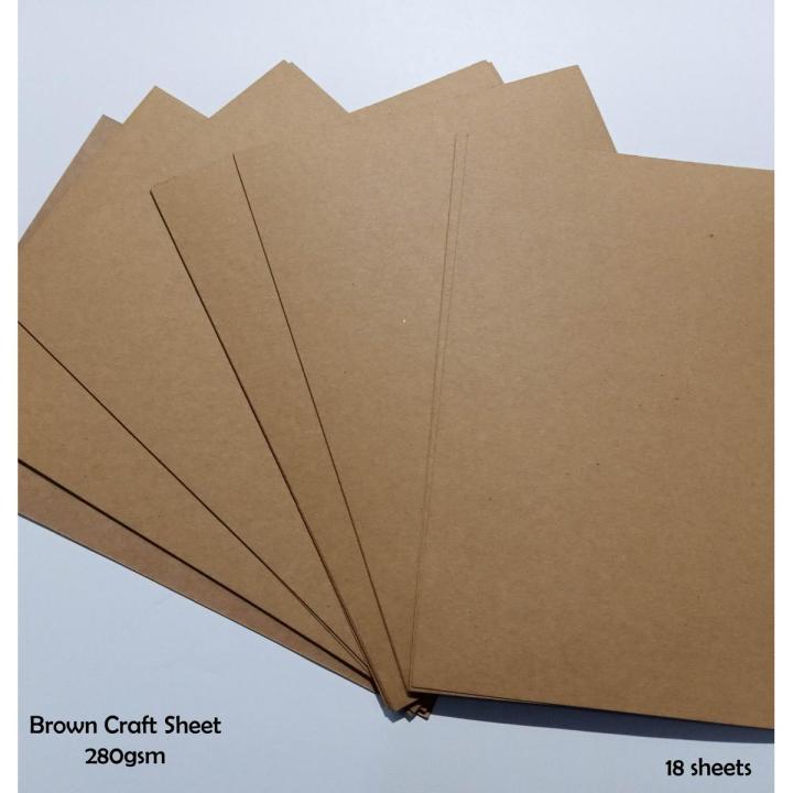 Bello%20Craft%20A4%20Brown%20Craft%2018%20sheet%20Card%20stock%20set%20Scrapbooking%20-%20Image%202
