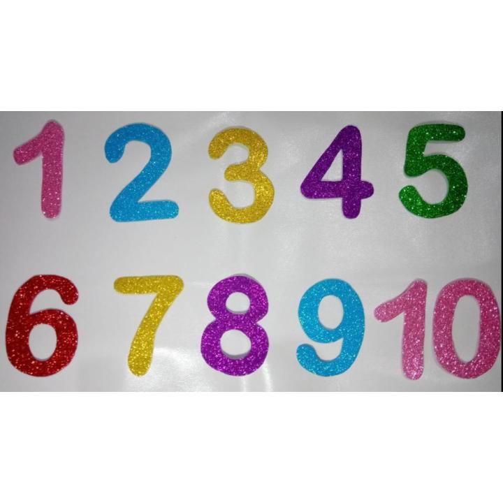 wall decoration stickers learning poster banner chart hanging colorful 123