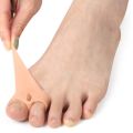 1 Pair Thumb Valgus Protector Silicone Gel Foot Fingers Two Hold Adjuster Feet Care. 