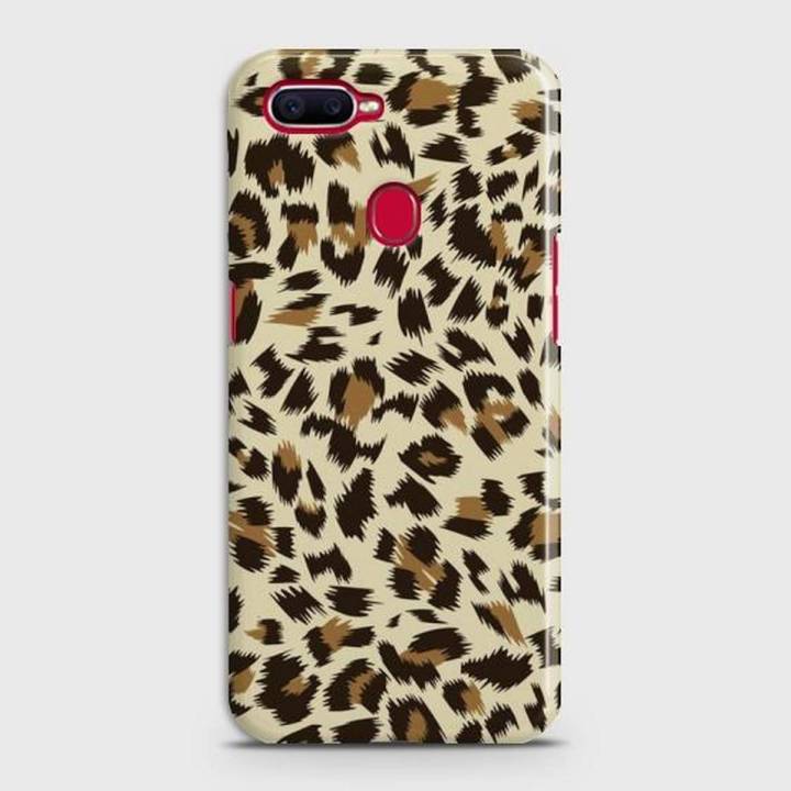 Oppo F9 Cover - SkinLee HQ Hard Case - Oval Yellow Leopard - SKINLEE-423-1-310-193